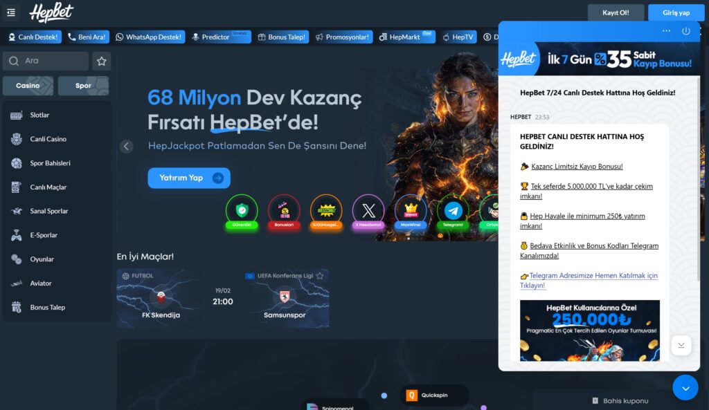 hepbet canlı destek